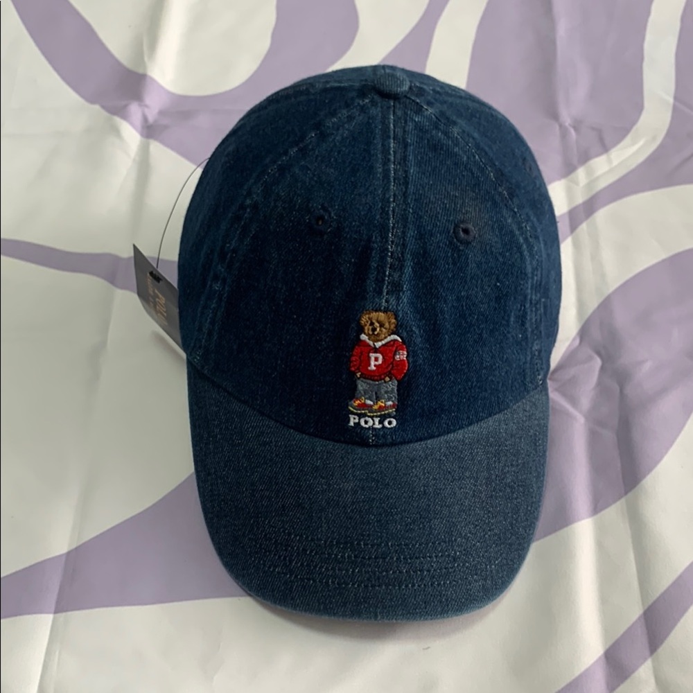 Polo by Ralph Lauren Navy Blue Bear Cap